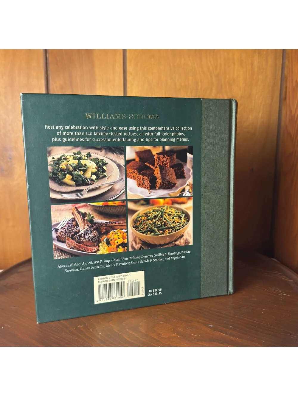 Cookbook Williams-Sonoma Special Occasions Hardcover Entertaining Recipes